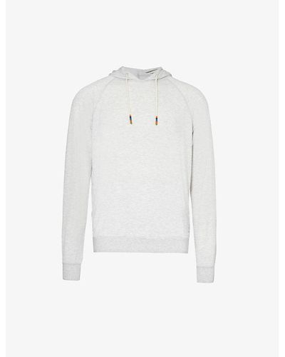 Paul Smith Harry Relaxed-fit Stretch-jersey Hoody - White