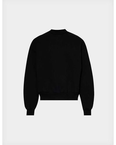 MKI Miyuki-Zoku Brand-embroidered Relaxed-fit Cotton-jersey Sweatshirt - Black