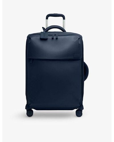 Lipault Vy Plume Medium-trip Nylon Suitcase - Blue