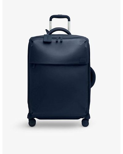 Lipault Plume Medium-trip Nylon Suitcase - Blue