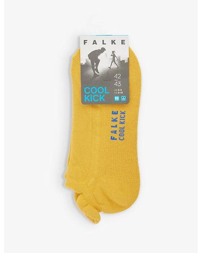 FALKE Cool Kick Low-cut Cushioned-sole Woven Socks - Multicolor