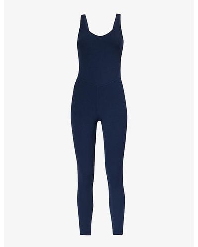lululemon True Vy Align Stretch-woven Jumpsuit - Blue