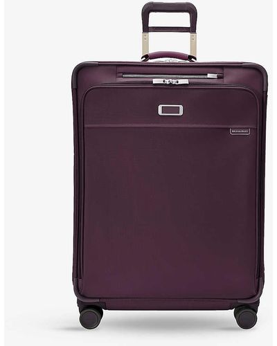 Briggs & Riley Soft Shell 4-wheel Suitcase - Purple