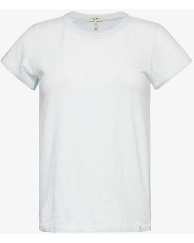 Rag & Bone The Slub Organic Cotton-jersey T-shirt - White