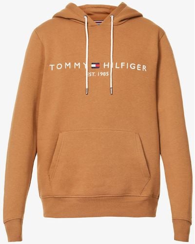Tommy Hilfiger Logo-embroidered Cotton-blend Hoody - Multicolour