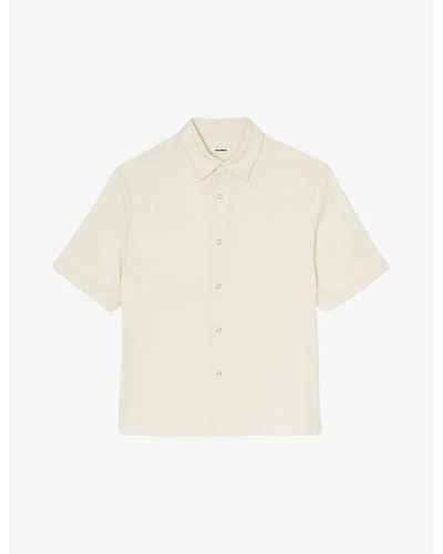 Sandro Relaxed-fit Short-sleeve Woven Shirt X - White