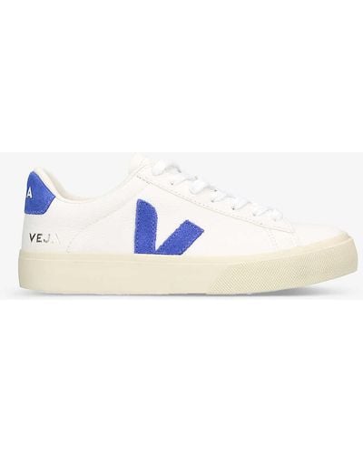 Veja Campo Chromefree® Leather Trainers - Blue