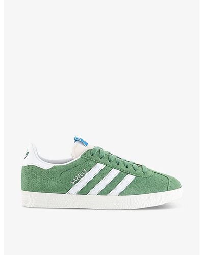 adidas Gazelle Low-top Suede Trainers - Green