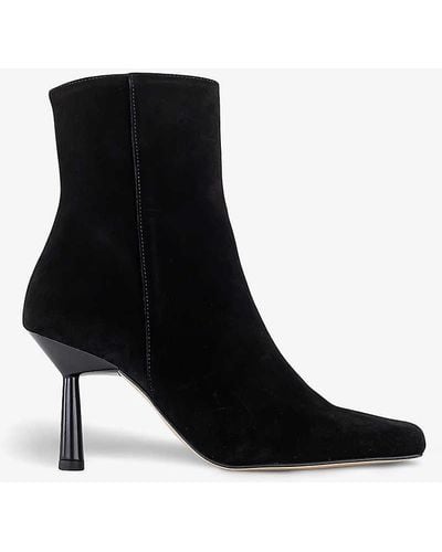 Alohas Frappé Stiletto-heel Leather Ankle Boots - Black