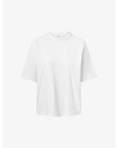 Lovechild 1979 Aria Boxy-fit Short-sleeve Organic-cotton T-shirt - White