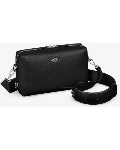 Cartier Losange Leather Shoulder Bag - Black