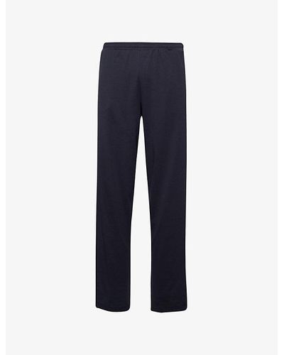 Zimmerli of Switzerland Vy Relaxed-fit Cotton Pants - Blue