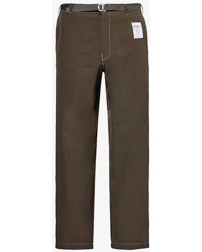 Satisfy Peaceshelltm Wide-leg Stretch-woven Trousers - Grey