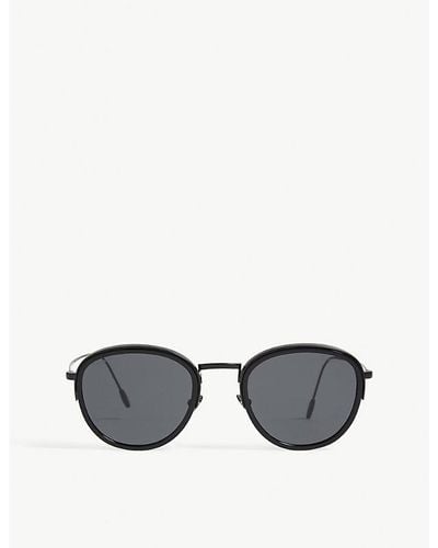 Giorgio Armani Ar6068 Round-frame Sunglasses - Gray