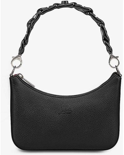 Christian Louboutin Loubila Chain Mini Leather Shoulder Bag - Black
