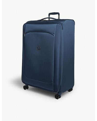 Delsey Montmartre Air 2.0 Four-wheel Recycled Woven Suitcase - Blue