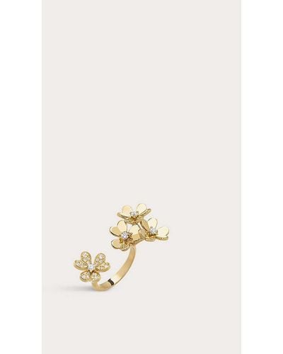 Van Cleef & Arpels Frivole 18ct Yellow-gold And Diamond Between The Finger Ring - Natural