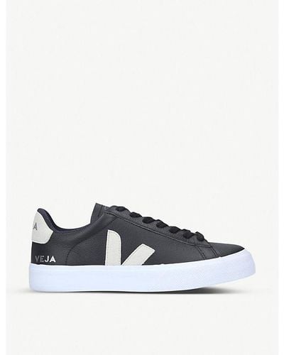 Veja Campo Chromefree Leather Low-top Sneakers - Blue