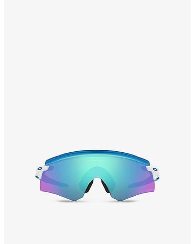 Oakley Oo9471 Encoder Shield-frame Sunglasses - White