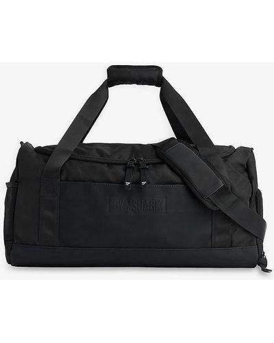 GYMSHARK Everyday Brand-patch Recycled-polyester Duffle Bag - Black