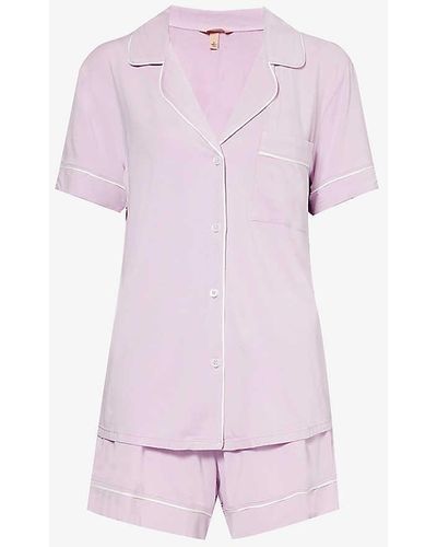 Eberjey Gisele Stretch-jersey Pyjama Set - Pink