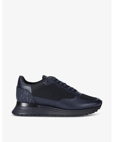 Mallet Vy Popham 3d Mesh Low-top Sneakers - Blue