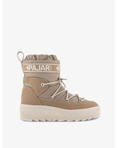 Pajar Galaxy Logo-embellished Shell Snow Boots - Natural