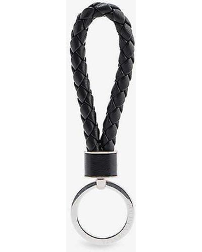 Bottega Veneta Knot Intrecciato-weave Leather Key Ring - Multicolour
