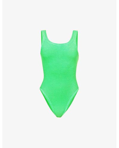 Hunza G Nile Square-neck Swimsuit - Multicolor