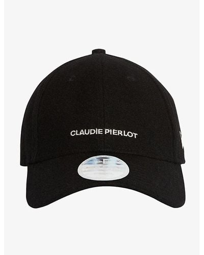 Claudie Pierlot Logo-embroidered Wool-blend Baseball Cap - Black