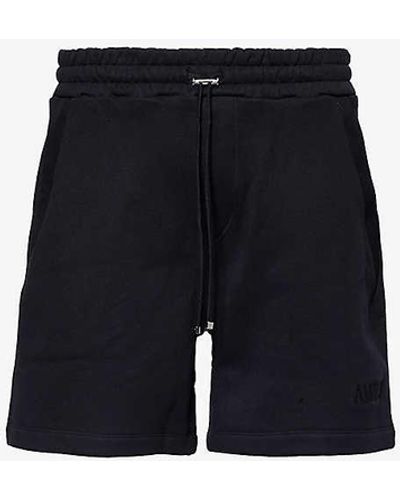 Amiri Relaxed-fit Drawstring-waist Cotton-jersey Shorts - Black