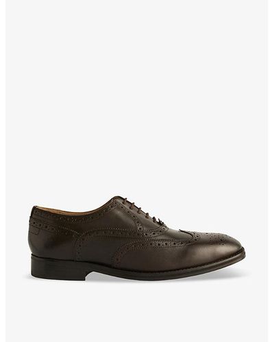 Ted Baker Amaiss Lace-up Leather Brogues - Brown