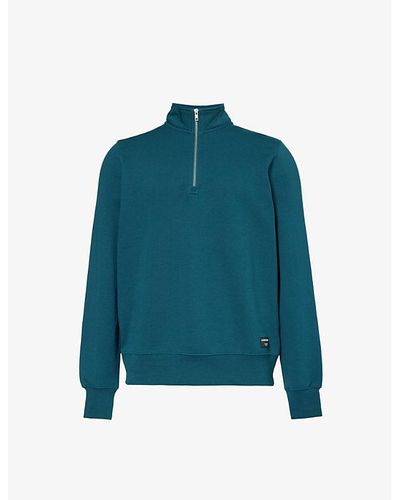 Björn Borg Center Half-zip Cotton-blend Sweatshirt X - Blue