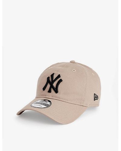KTZ 9forty New York Yankees Cotton Baseball Cap - Natural