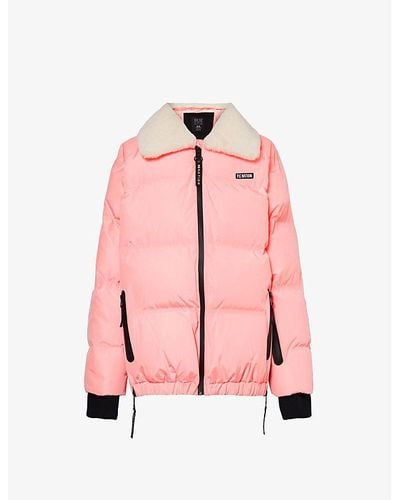 P.E Nation Saroma Snow Padded Recycled-polyester Jacket - Pink