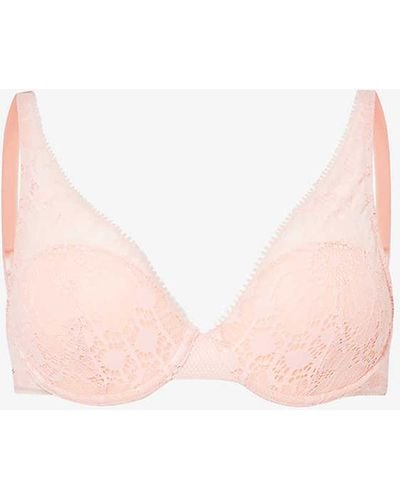 Chantelle Day To Night Lace Spacer Bra - Pink