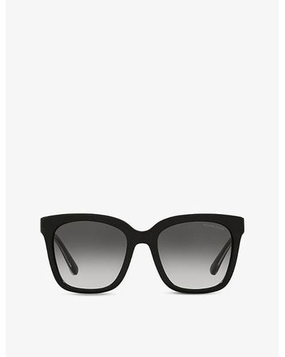 Michael Kors Mk2163 San Marino Square-frame Acetate Sunglasses - Black
