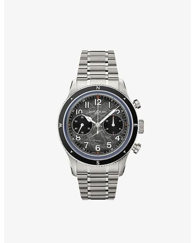 Montblanc 130983 1858 Stainless-steel Automatic Watch - Metallic
