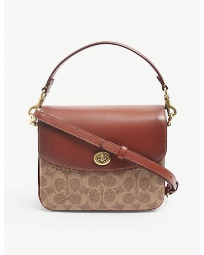 COACH Cassie 19 Coated-canvas And Leather Cross-body Bag - Multicolor