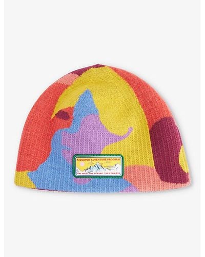 Canada Goose X Kidsuper Brand-patch Patterned Knitted Beanie - Multicolor