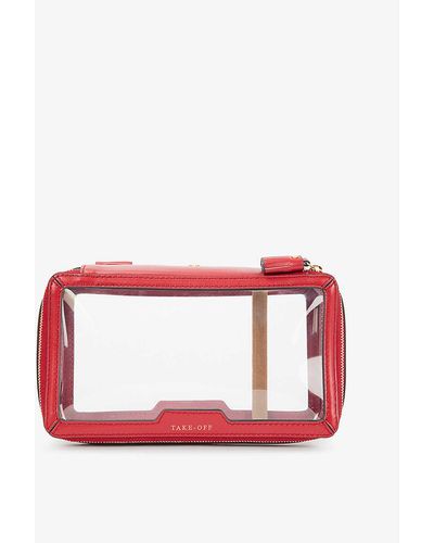 Anya Hindmarch In-flight Recycled Nylon Cosmetics Case - Red