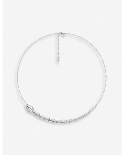 Shaun Leane Serpent Trace Sterling Silver Necklace - White