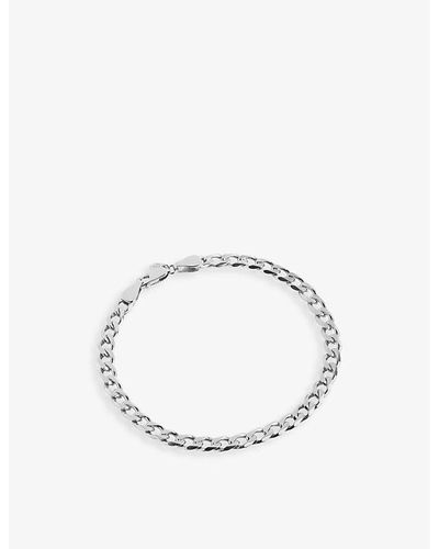 Maria Black Forza White Rhodium-plated 925 Sterling-silver Bracelet - Natural