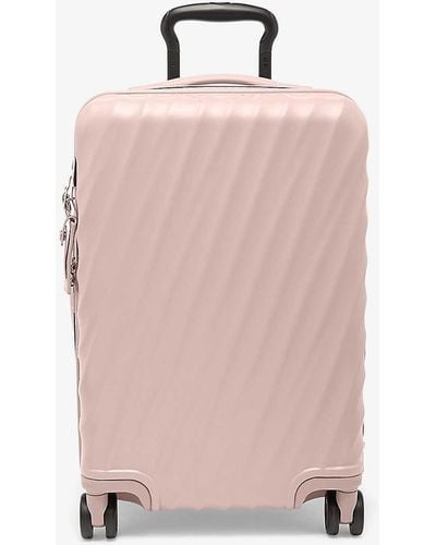 Tumi International Expandable 4-wheeled Polycarbonate Carry-on Suitcase - Pink