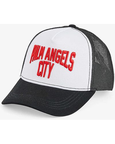 Palm Angels Brand-embroidered Cotton-blend Cap
