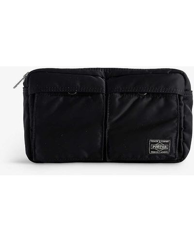 Porter-Yoshida and Co Tanker Shell Bum Bag - Black