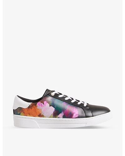 Ted Baker Women / Teen Girls KELLEIP Low Top Sneakers Shoes White - size US  5