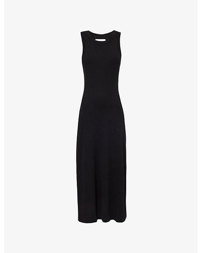 Citizens of Humanity Isabel Scoop-neck Stretch-jersey Midi Dress - Black