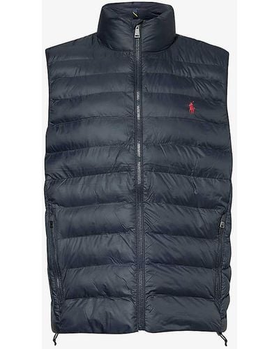 Polo Ralph Lauren Vy Padded Recycled-nylon Gilet Xx - Blue