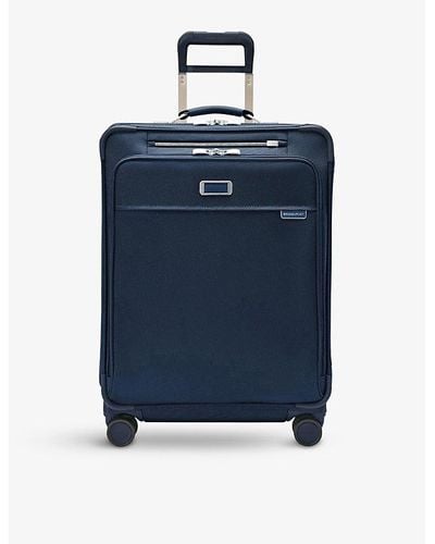 Briggs & Riley Vy Baseline Soft-shell 4-wheel Expandable Suitcase 66cm - Blue